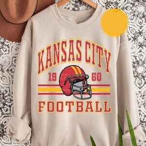 Kansas City Chiefs Champion Sweatshirt Retro NFL Crewneck Football Fan Gift 79